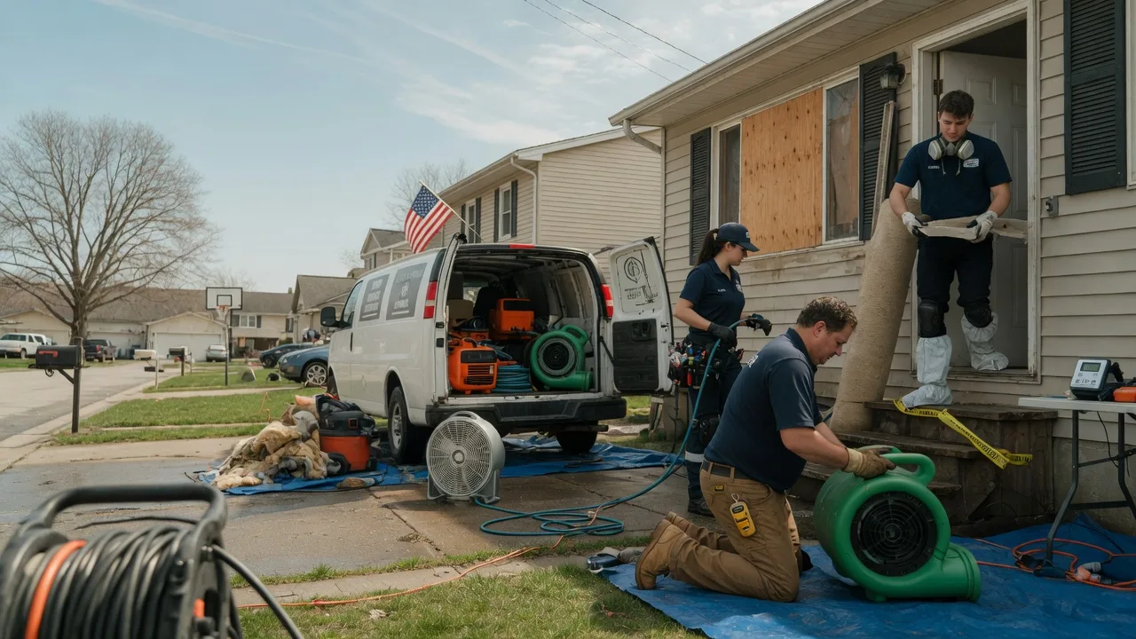 Water Damage Restoration in Romayor, TX near me